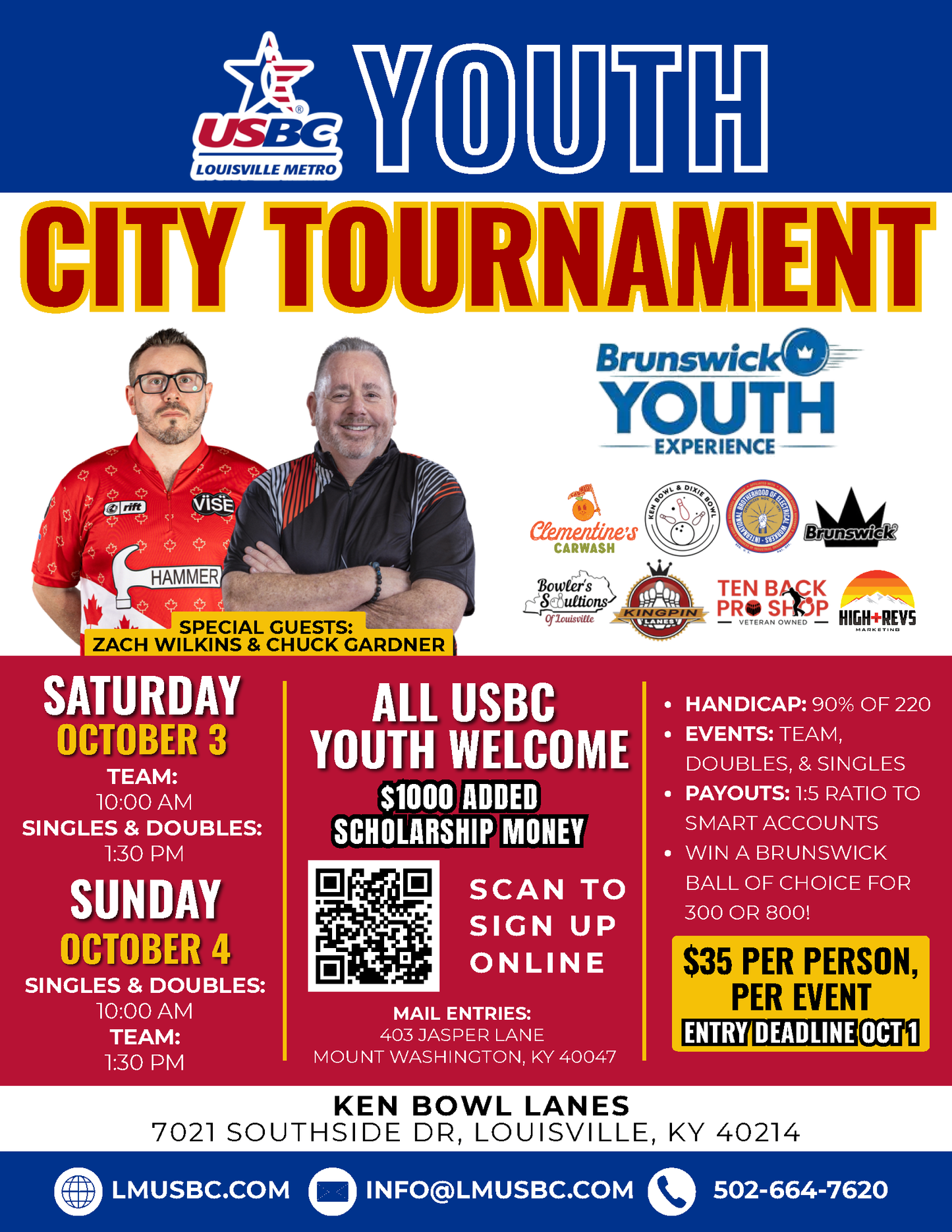 2026 YOUTH CITY TOURNAMENT - Singles