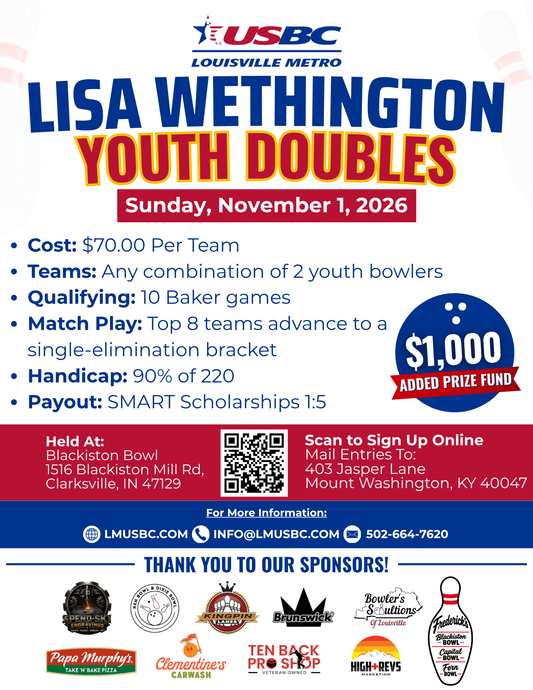 2026 Lisa Wethington Youth Doubles Tournament